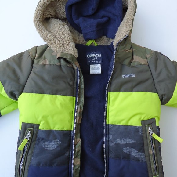 SIZE 6. OshKosh B'gosh®colorblock puffer jacket. - Picture 8 of 8